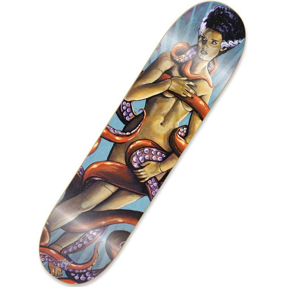 Birth of the Bride Skateboard Skate Deck or Wall Art Artist Mike Bell NWT